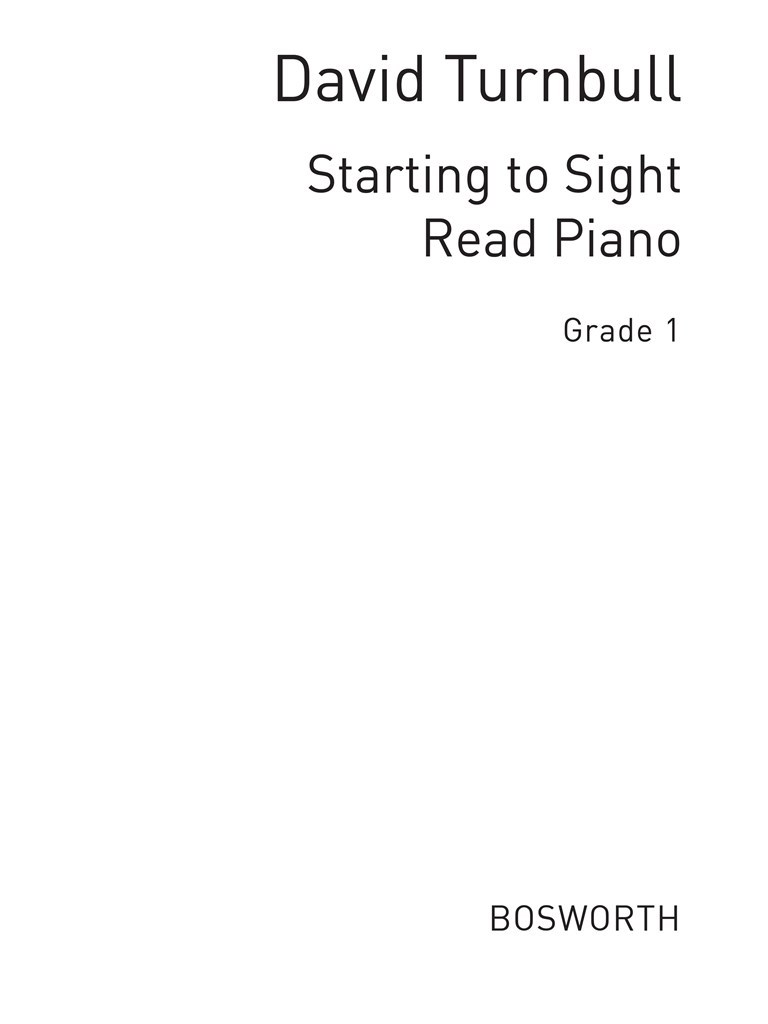 Starting To Sight Read Piano To Grade 1